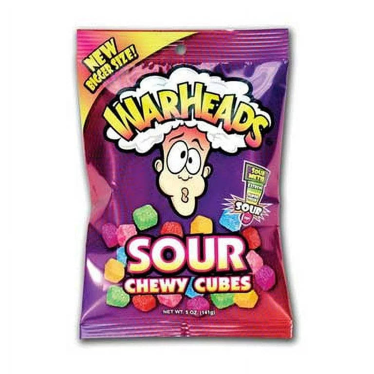 Warheads Sour Chewy Cubes 5oz