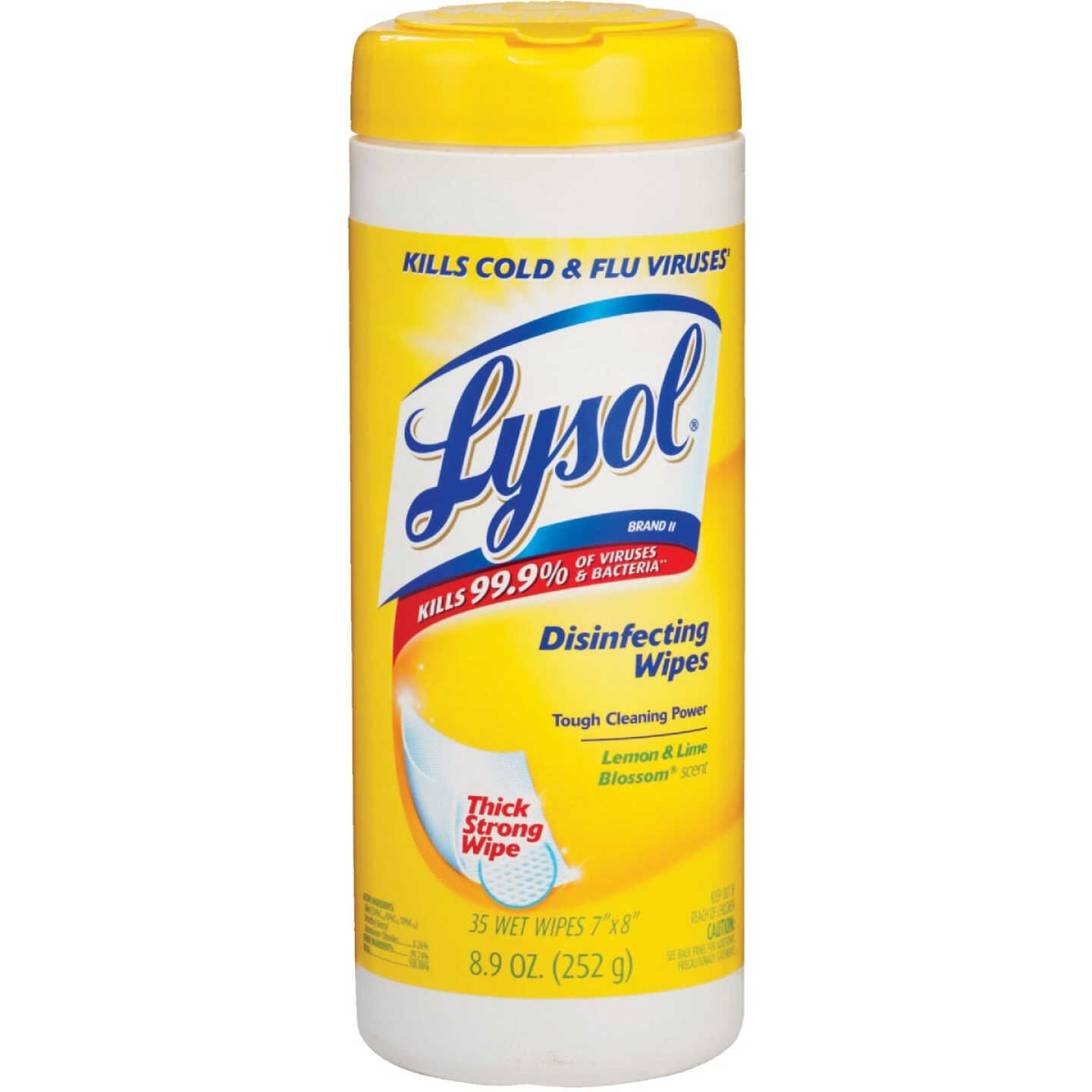 Lysol Disinfecting Wipes Lemon & Lime 8.9oz