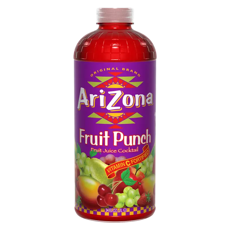 Arizona Fruit Punch 34oz 12 Count