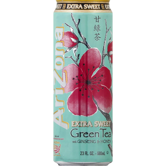 Arizona Extra Sweet Green Tea 23oz 24 Count