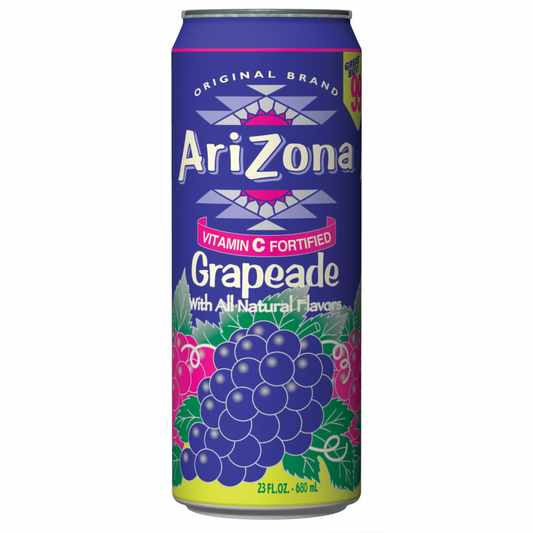 Arizona Grapeade 23oz 24 Count