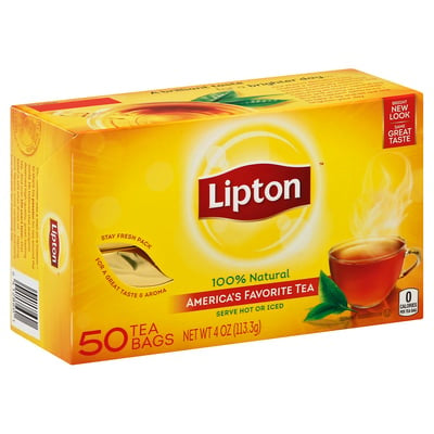 Lipton Tea Bags 50 Count