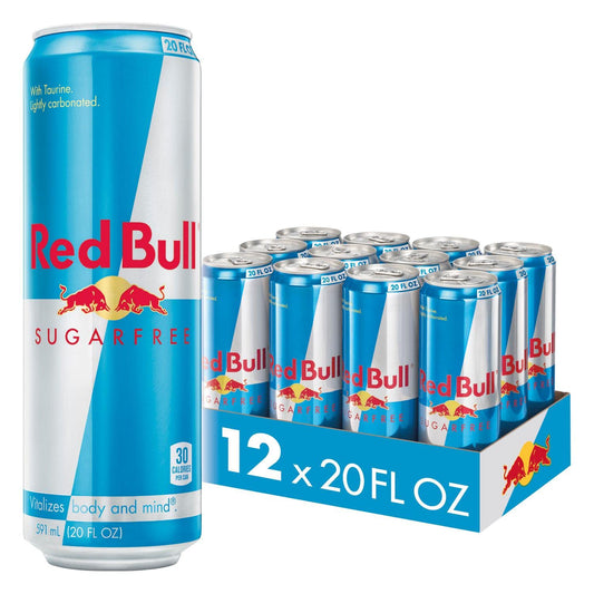 Red Bull Sugar Free 20oz 12 Count