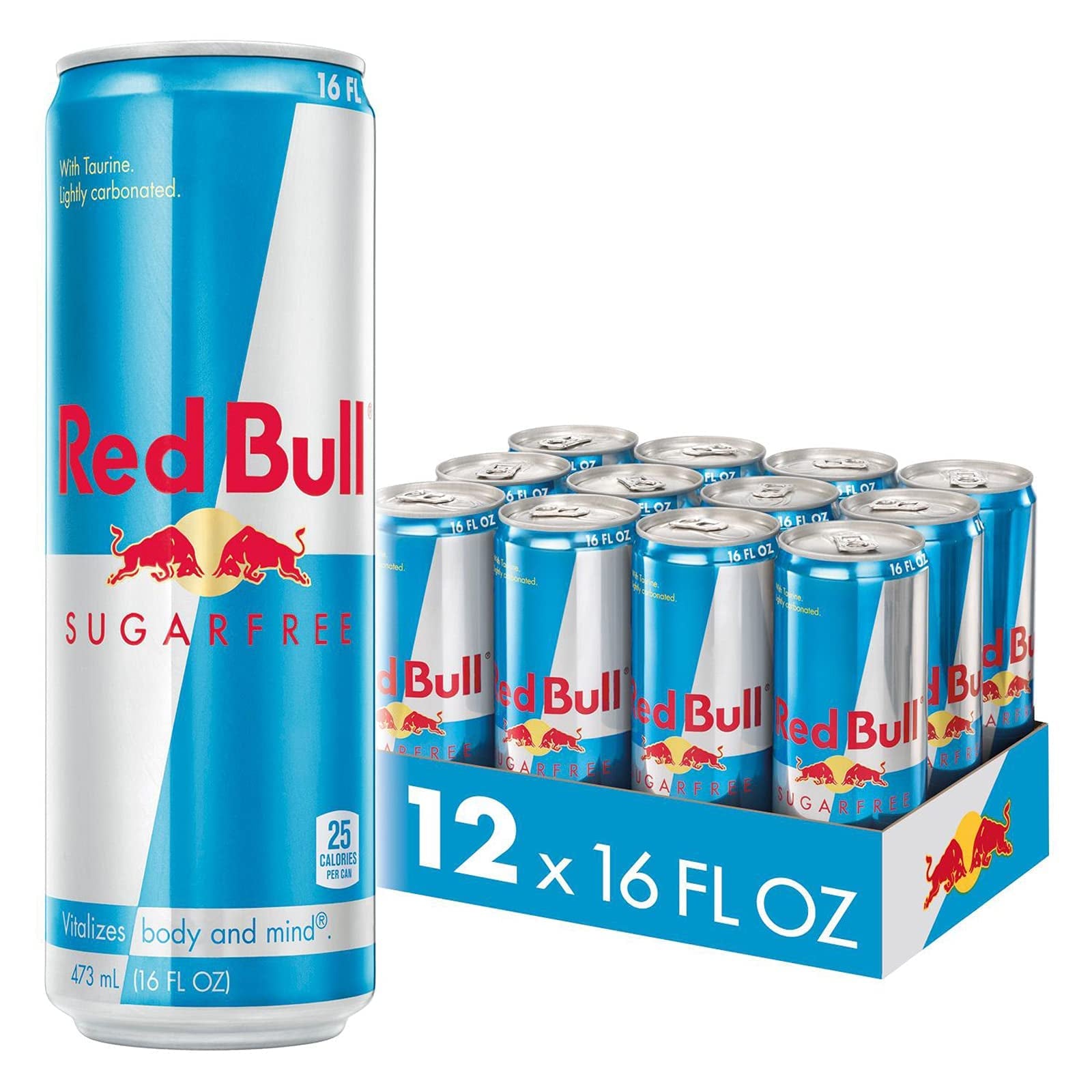 Red Bull Sugar Free 16oz 12 Count