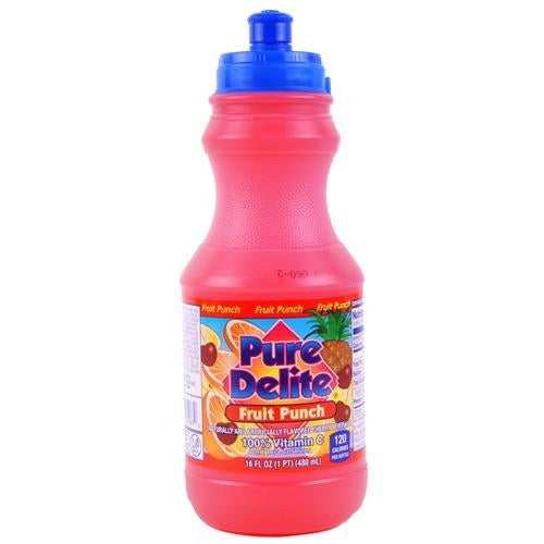 Pure Delite Fruit Punch 16oz 24 Count