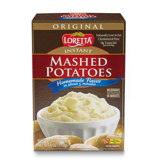 Loretta Mashed Potatoes Homemade Flavor 6oz 12 Count