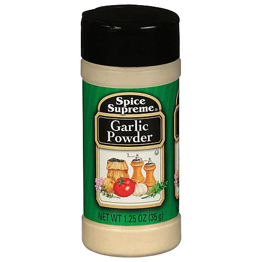 Spice Supreme Garlic Powder 1.25oz 12 Count