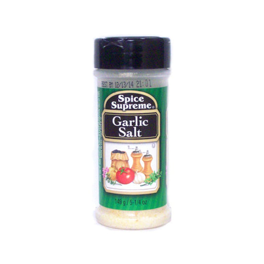 Spice Supreme Garlic Salt 5.25oz 12 Count