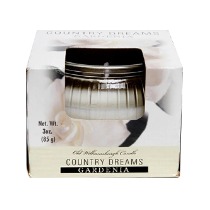 Old Williamsburgh Candle Country Dreams Gardenia 3oz