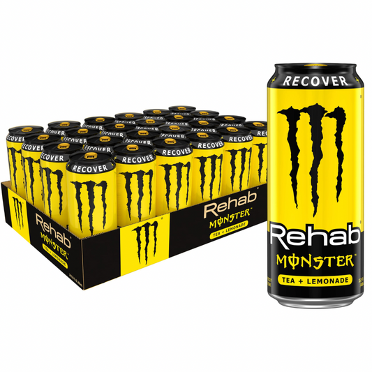 Monster Energy Rehab Tea + Lemonade 16oz 24 Count