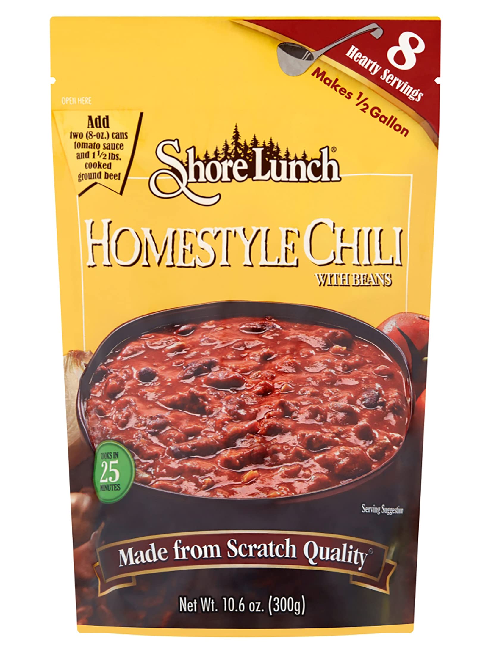 Shore Lunch Homestyle Chili with Beans Mix 10.6oz