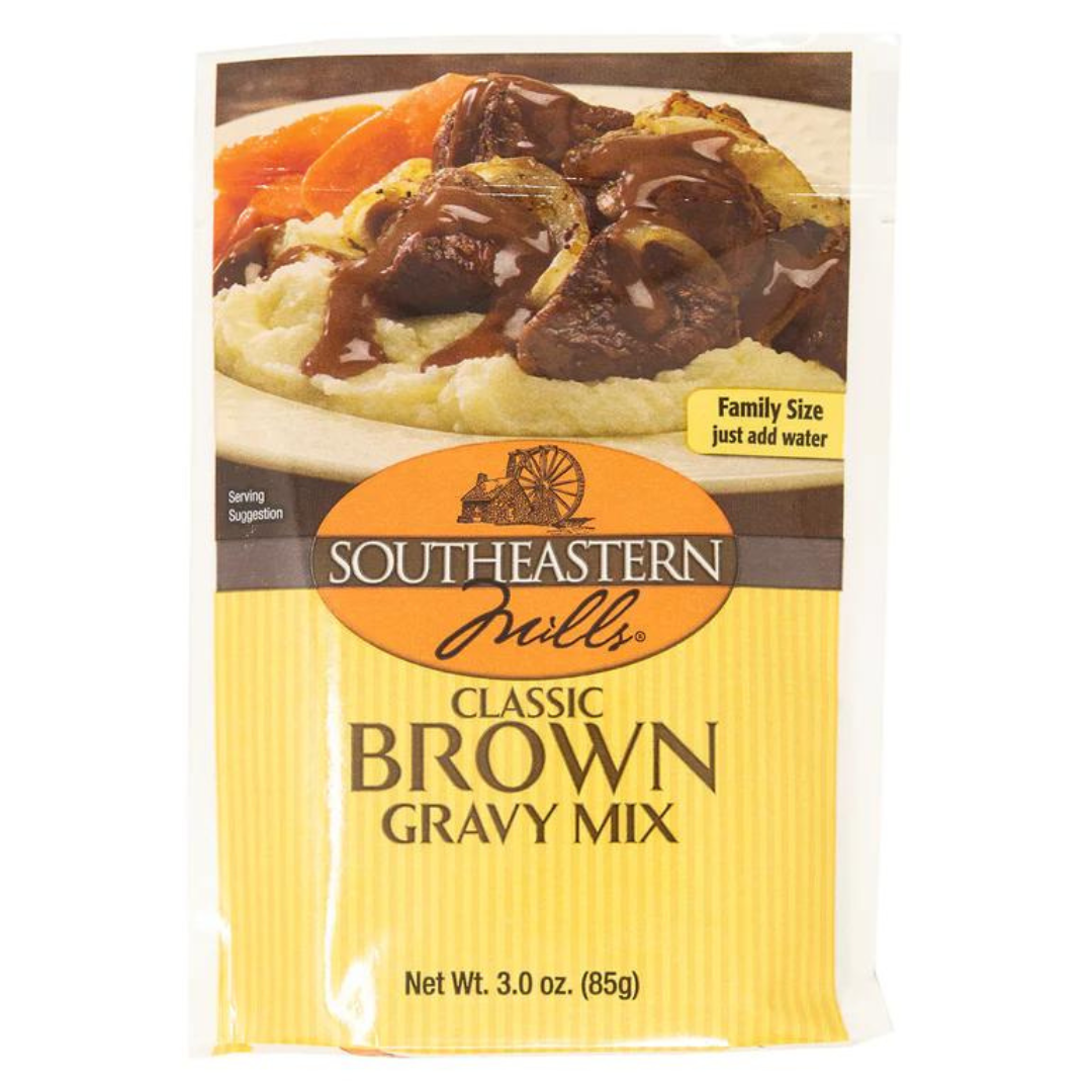 Southeastern Mills Classic Brown Gravy Mix 3oz 24 Count