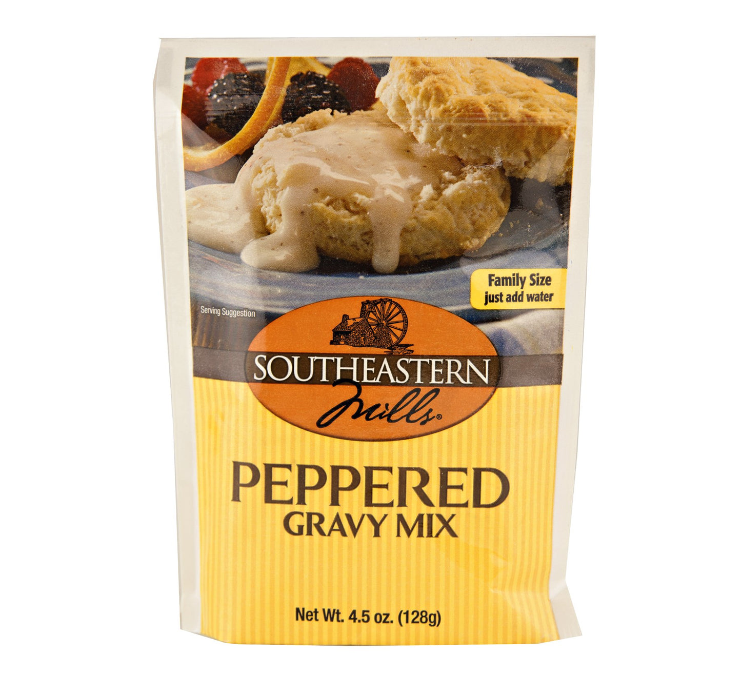 Southeastern Mills Peppered Gravy Mix 4.5oz 24 Count