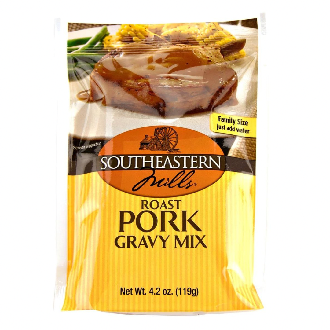 Southeastern Mills Roast Pork Gravy Mix 4.2oz 24 Count