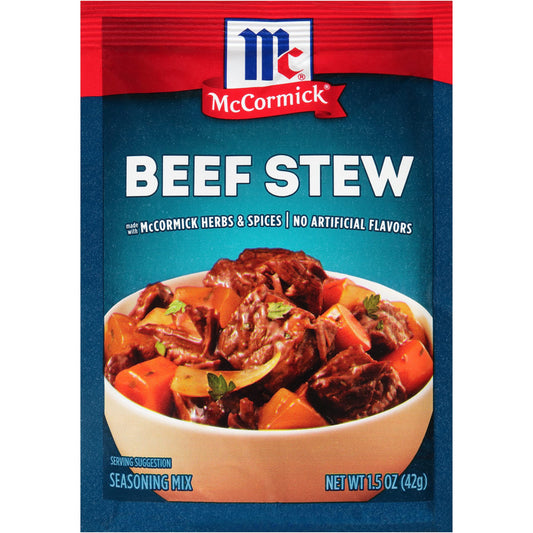 McCormick Beef Stew Seasoning Mix 1.5oz 12 Count