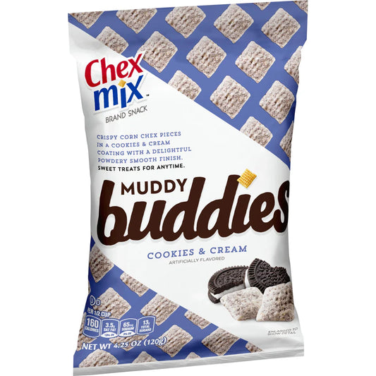 Chex Mix Muddy Buddies Cookies & Cream 4.25oz