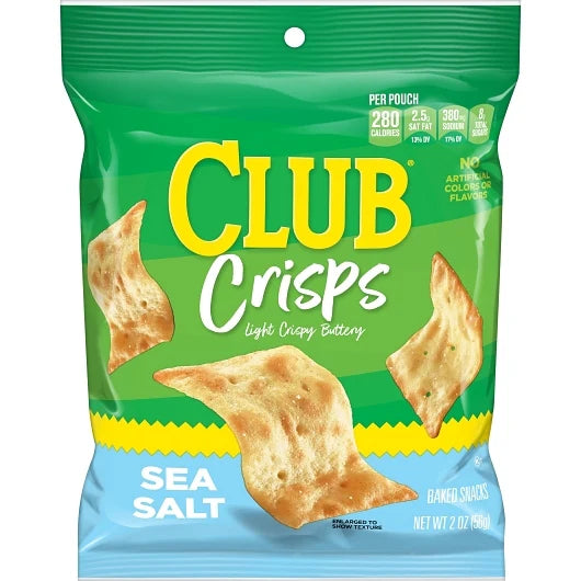 Club Crisps Sea Salt 2oz