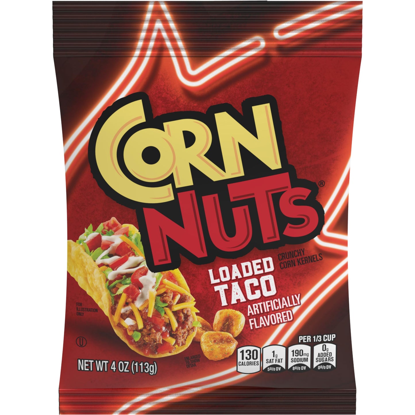 Corn Nuts Loaded Taco 4oz