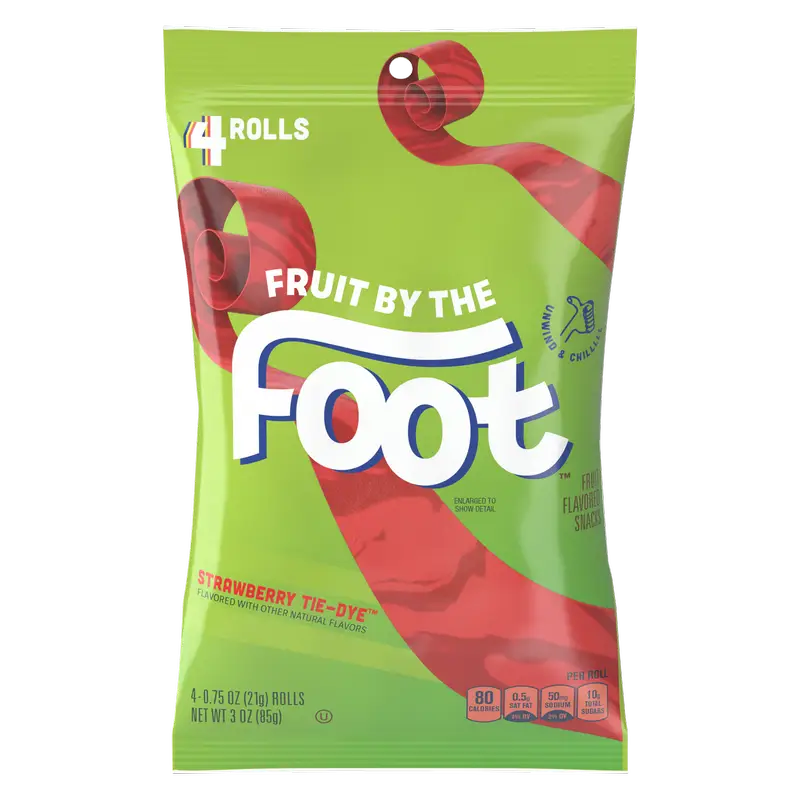 Fruit By The Foot Strawberry Tie-Dye 3oz 8 Count