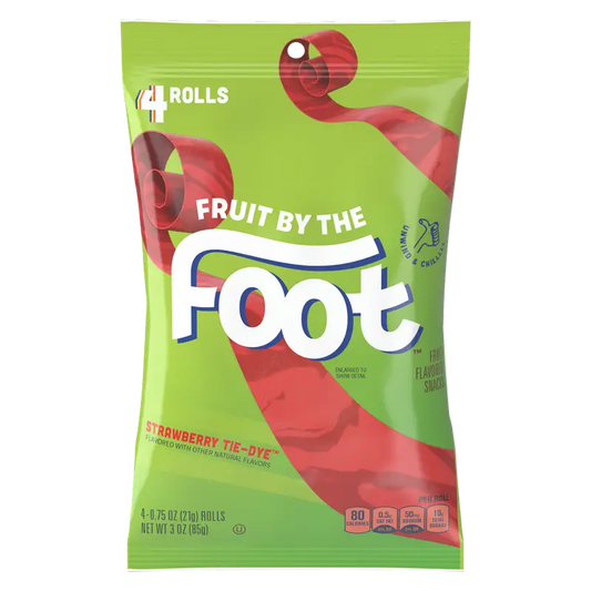 Fruit By The Foot Strawberry Tie-Dye 3oz 8 Count