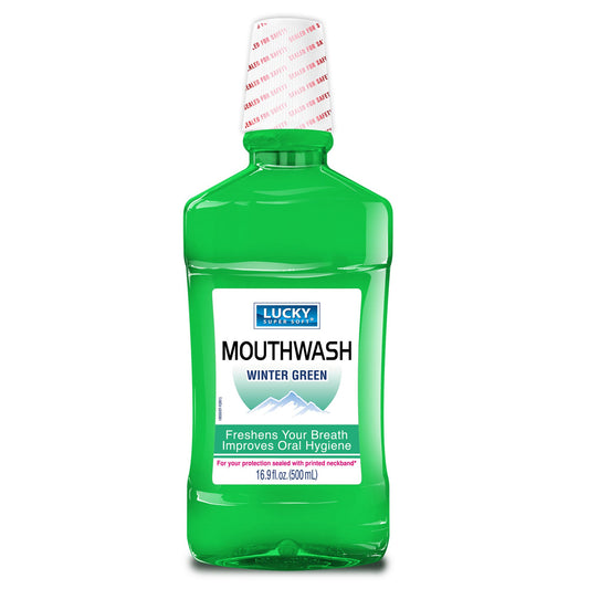 Lucky Super Soft Mouthwash Winter Green 16.9fl oz