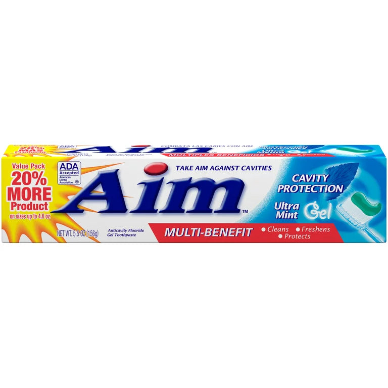 Aim Cavity Protection Ultra Mint Gel 5.5oz