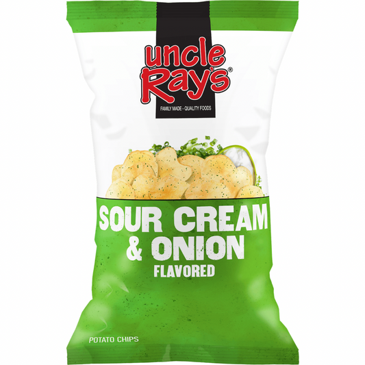 Uncle Ray’s Sour Cream & Onion Chips 1.5oz 30 Count