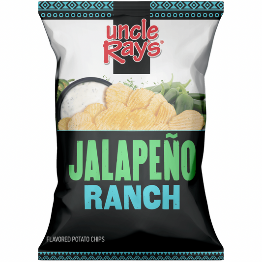Uncle Ray’s Jalapeno Ranch Chips 3oz 12 Count