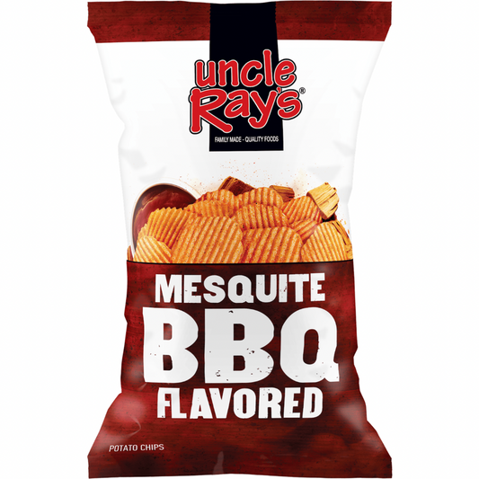Uncle Ray’s Mesquite BBQ Chips 3oz 12 Count