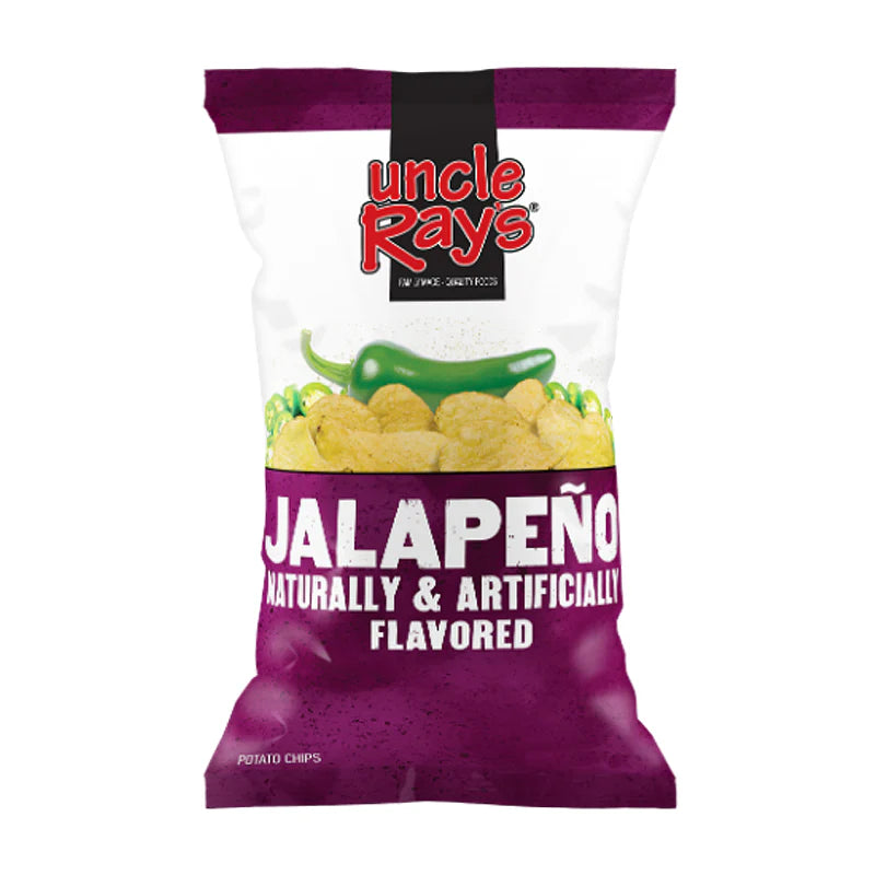 Uncle Ray’s Jalapeno Chips 4.25oz 10 Count