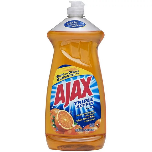 Ajax Ultra Triple Action Liquid Dish Soap Orange 28oz