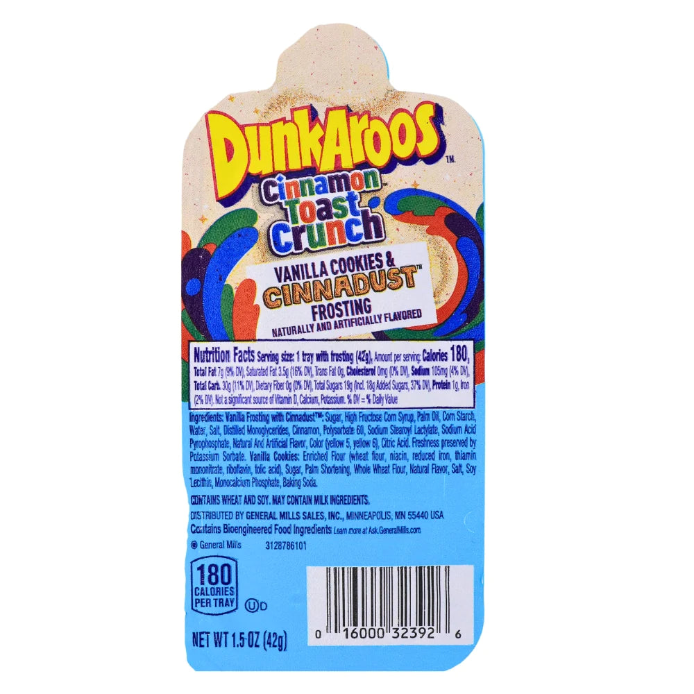 Dunkaroos Cinnamon Toast Crunch 1.5oz 12 Count