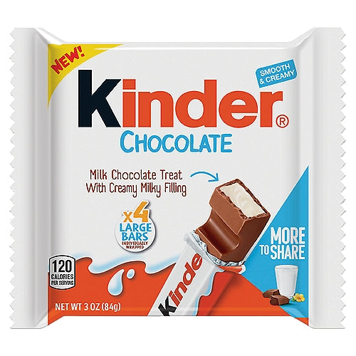 Kinder Chocolate Bar King 3oz 16 Count