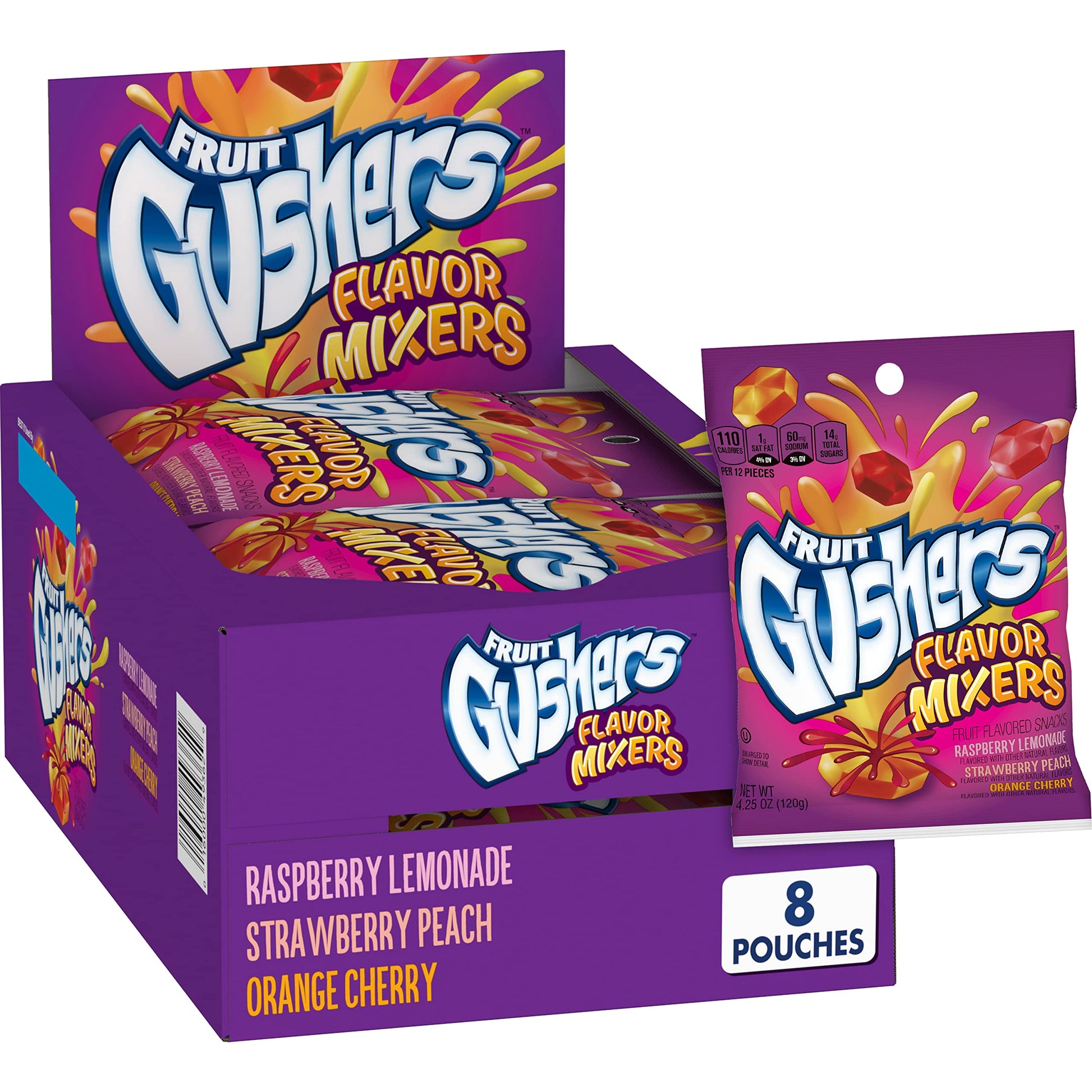 Gushers Flavor Mixers 4.25oz 8 Count