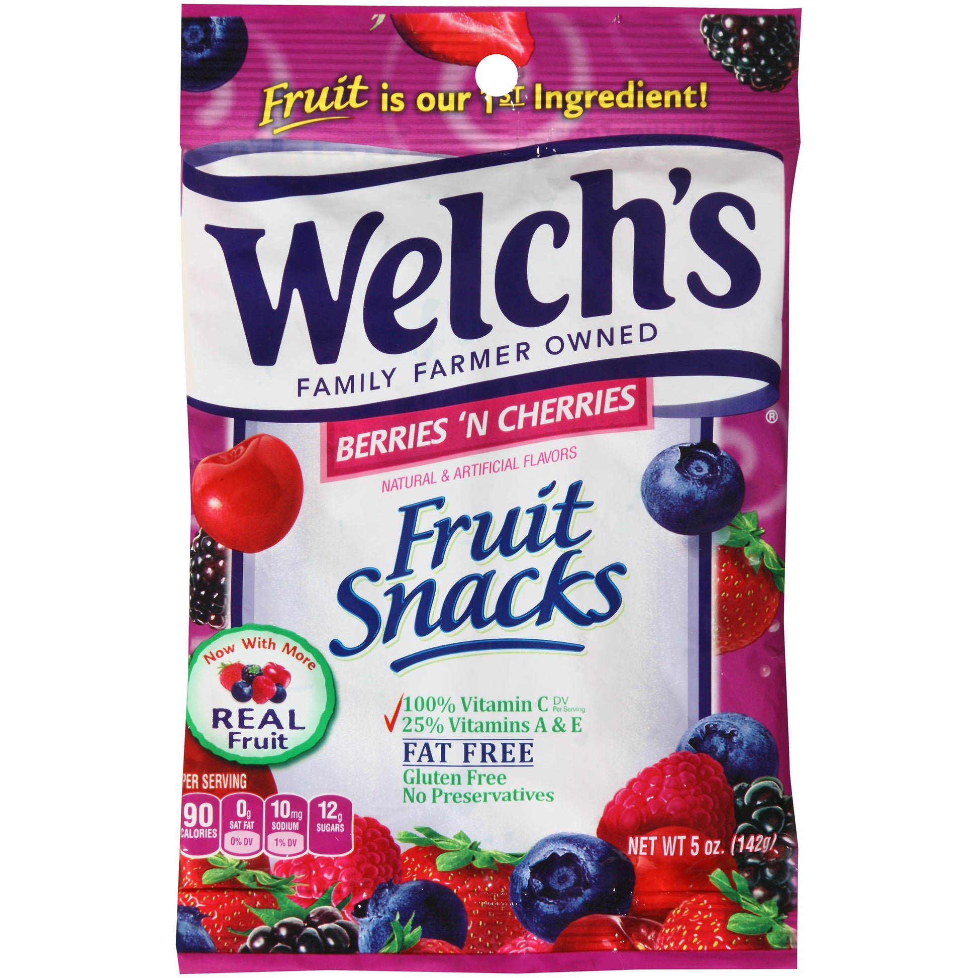 Welch’s Fruit Snacks Berries ‘n Cherries 5oz