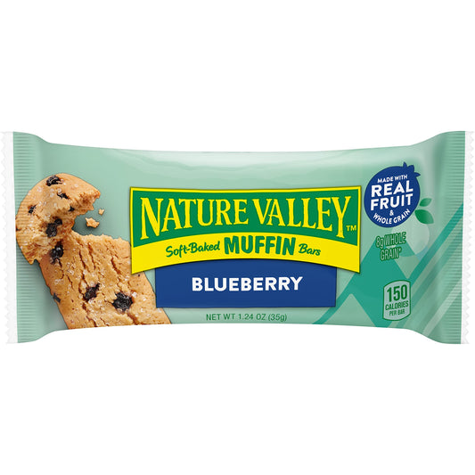 Nature Valley Muffin Bars Blueberry 1.24oz 12 Count