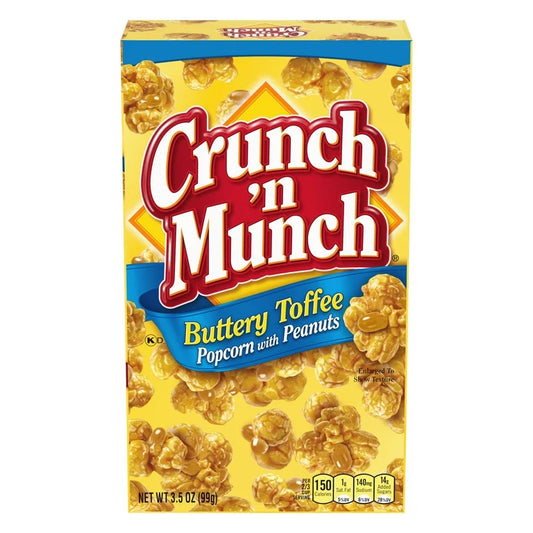 Crunch ‘n Munch Popcorn with Peanuts Buttery Toffee 3.5oz