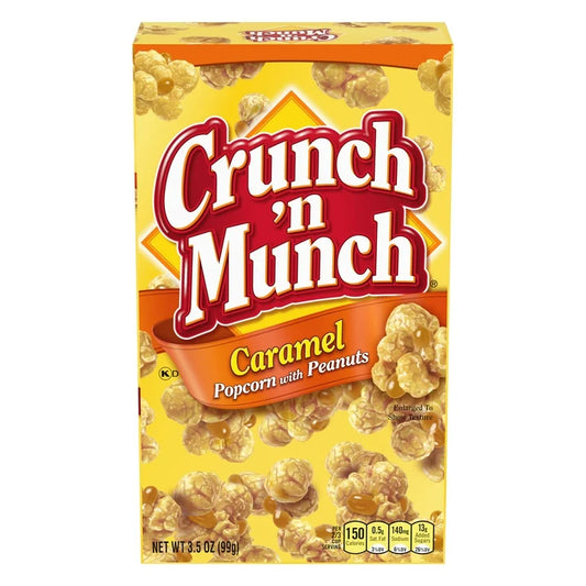 Crunch ‘n Munch Popcorn with Peanuts Caramel 3.5oz