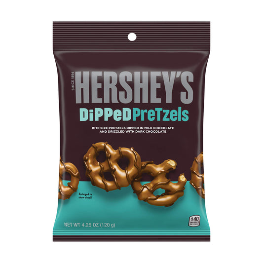 Hershey’s Dipped Pretzels Milk Chocolate 4.25oz