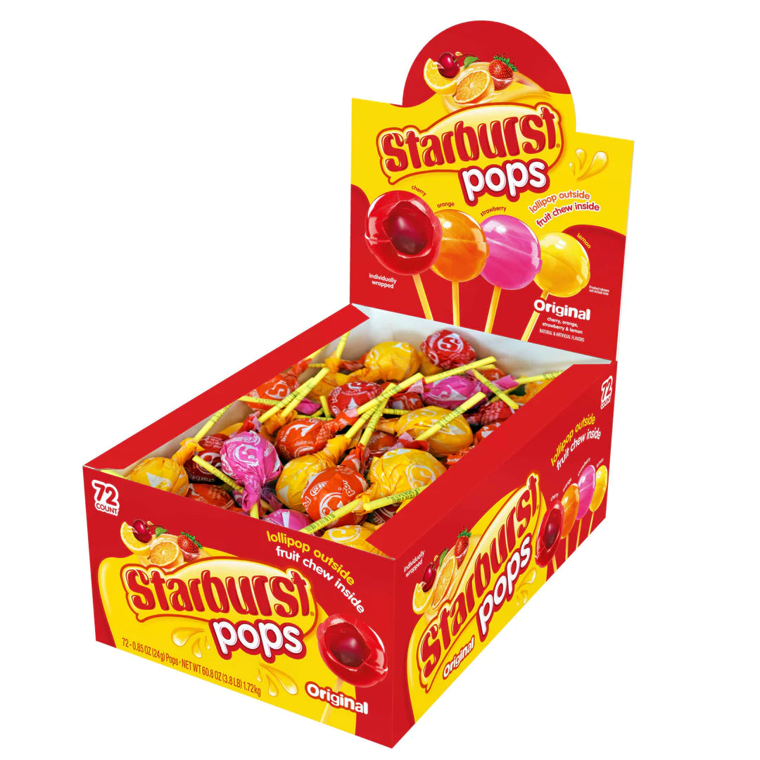 Starburst Pops 0.85oz 72 Count