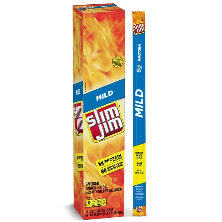 Slim Jim Giant Mild 0.97oz 24 Count