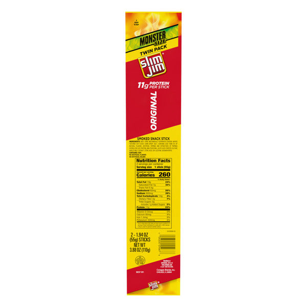 Slim Jim Monster Twin Pack Original 3.88oz 9 Count