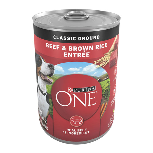 Purina One Beef & Brown Rice Entree 13oz