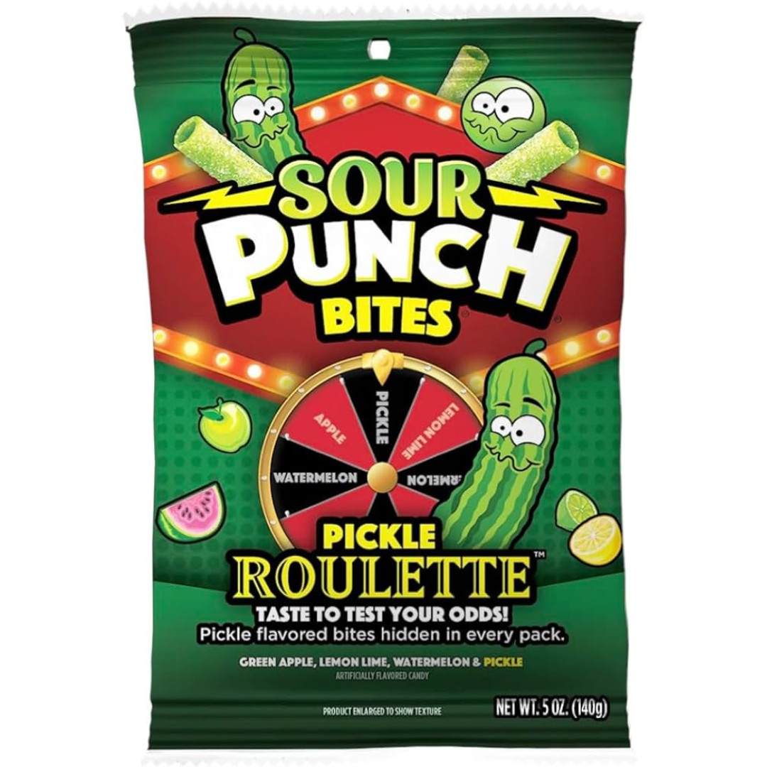 Sour Punch Bites Pickle Roulette 5oz