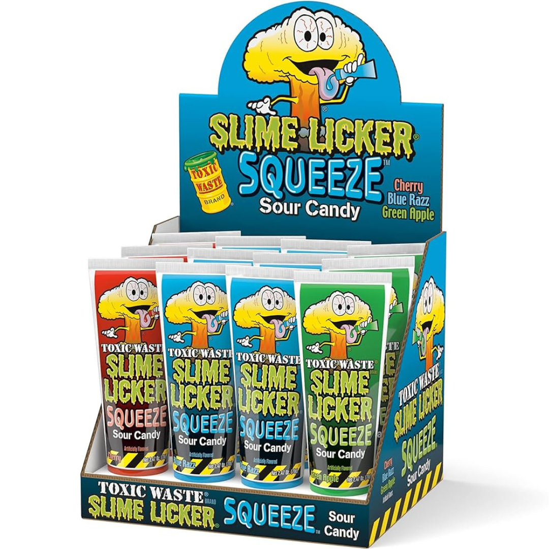 Toxic Waste Slime Licker Squeeze 2.47oz 12 Count