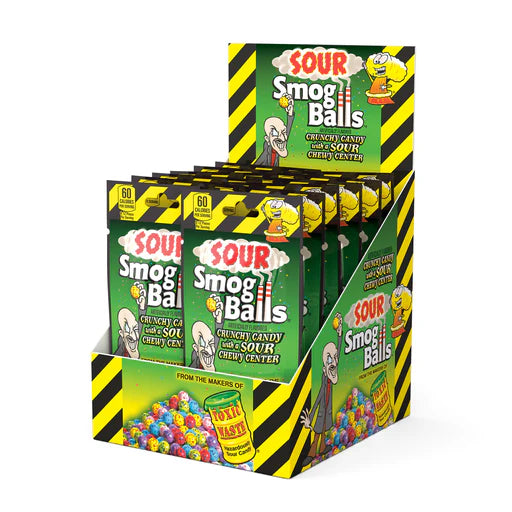 Toxic Waste Sour Smog Balls 3oz 12 Count