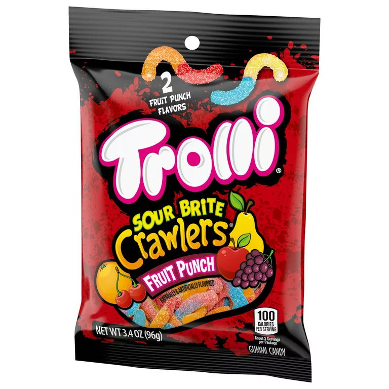 Trolli Sour Brite Crawlers Fruit Punch 3.4oz