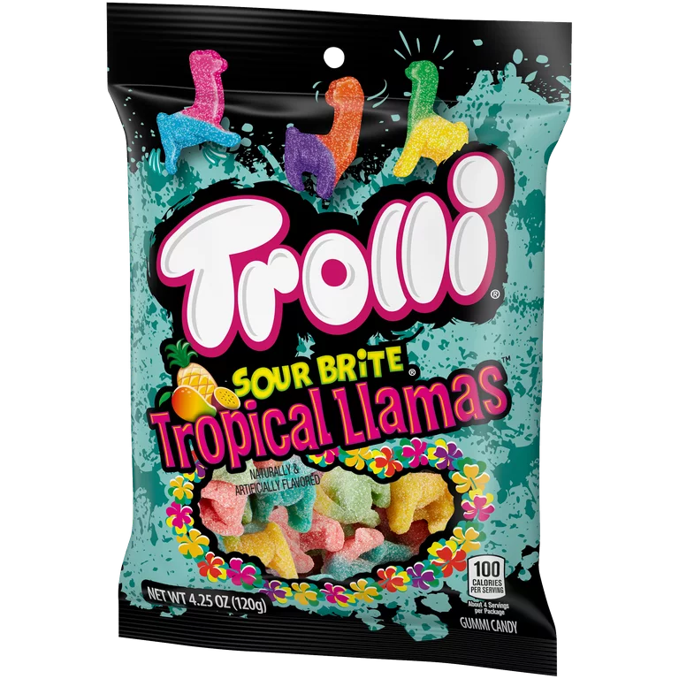 Trolli Sour Brite Tropical Llamas 4.25oz