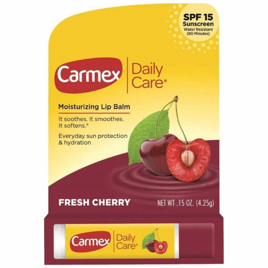 Carmex Fresh Cherry 0.15oz 12 Count