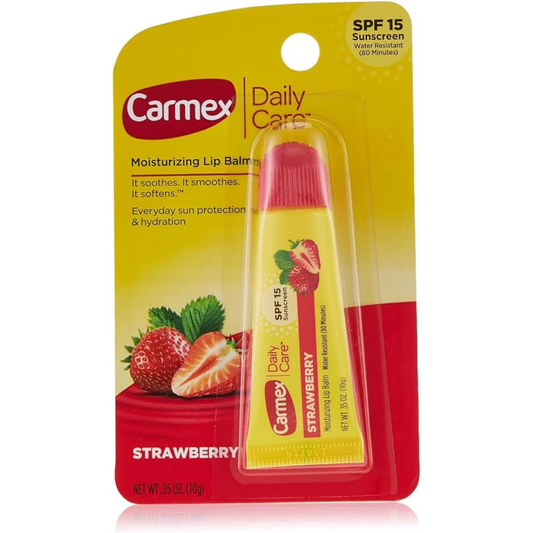 Carmex Strawberry 0.35oz 12 Count